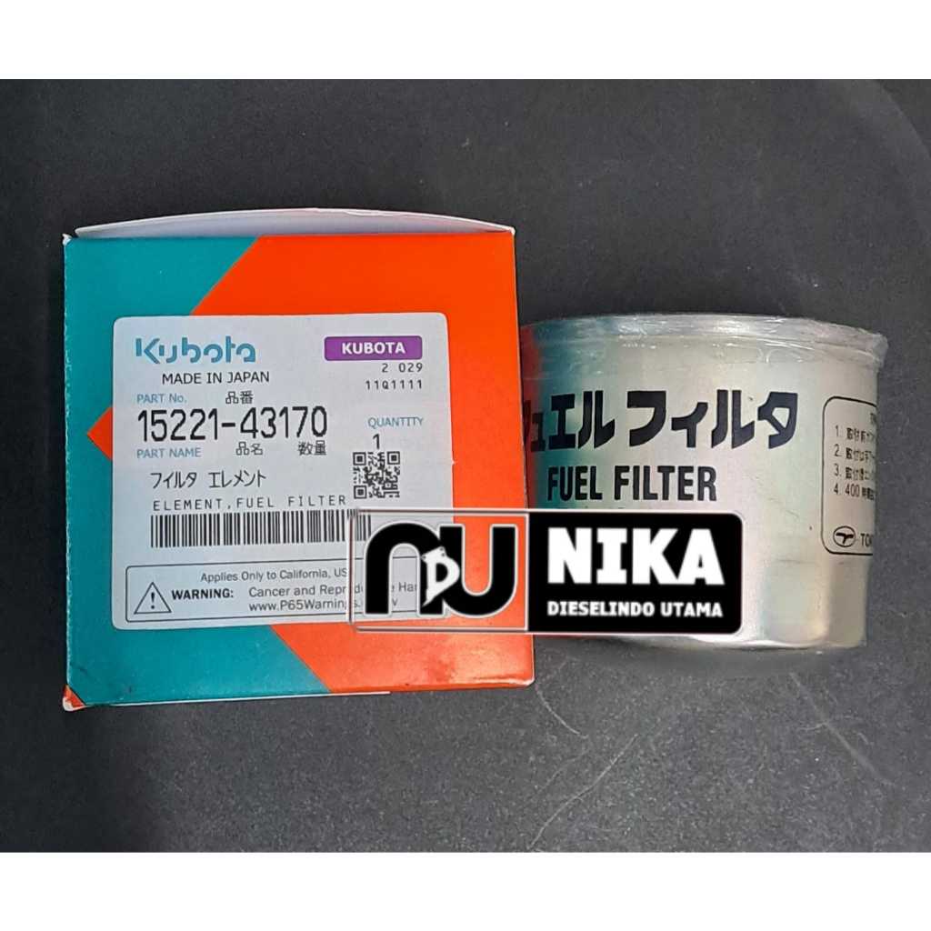 ELEMENT FUEL FILTER 15221-43170 KUBOTA GENUINE