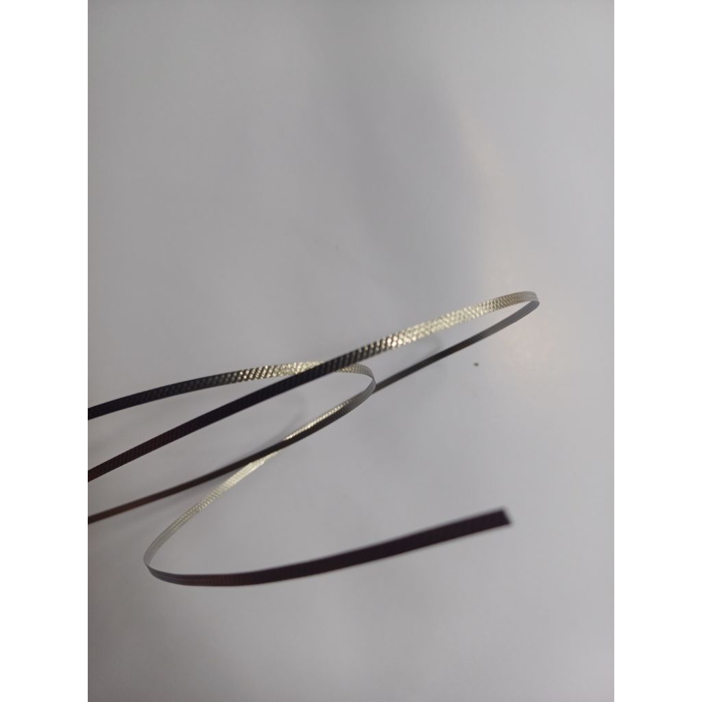 NIKELIN PIPIH MOTIF UKURAN LEBAR 2.5mm TEBAL 0.1mm Element Pemanas