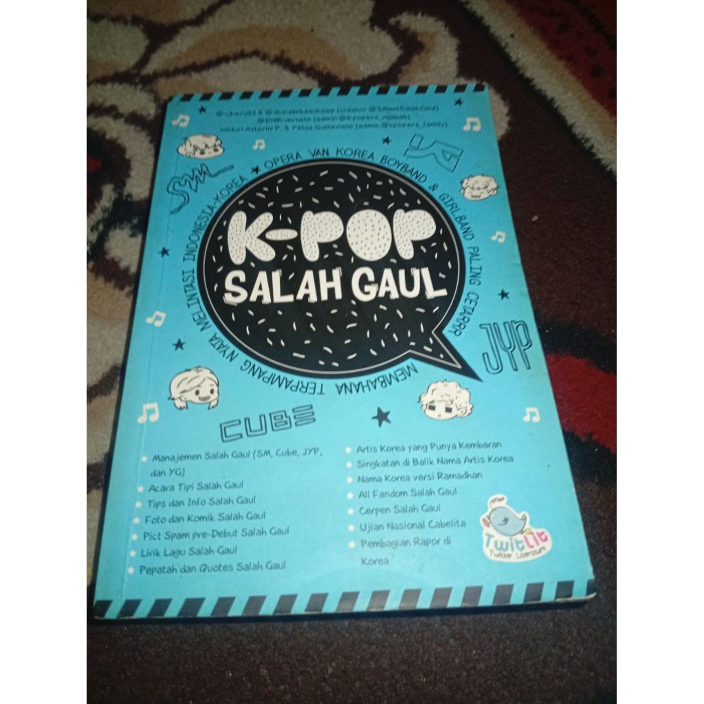 BUKU TWITLIT. K-POP SALAH GAUL