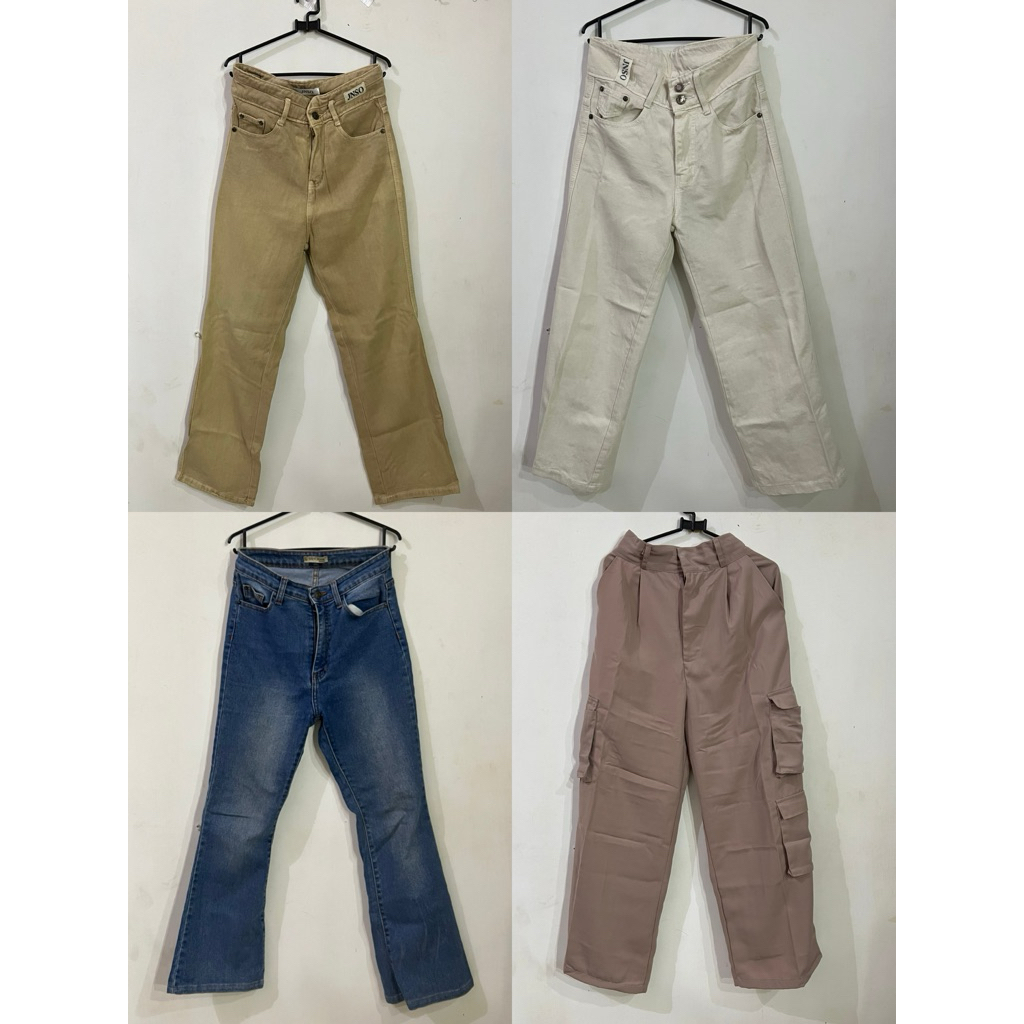 PRELOVED CELANA DAN ROK JEANS PREMIUM MEREK JNSO