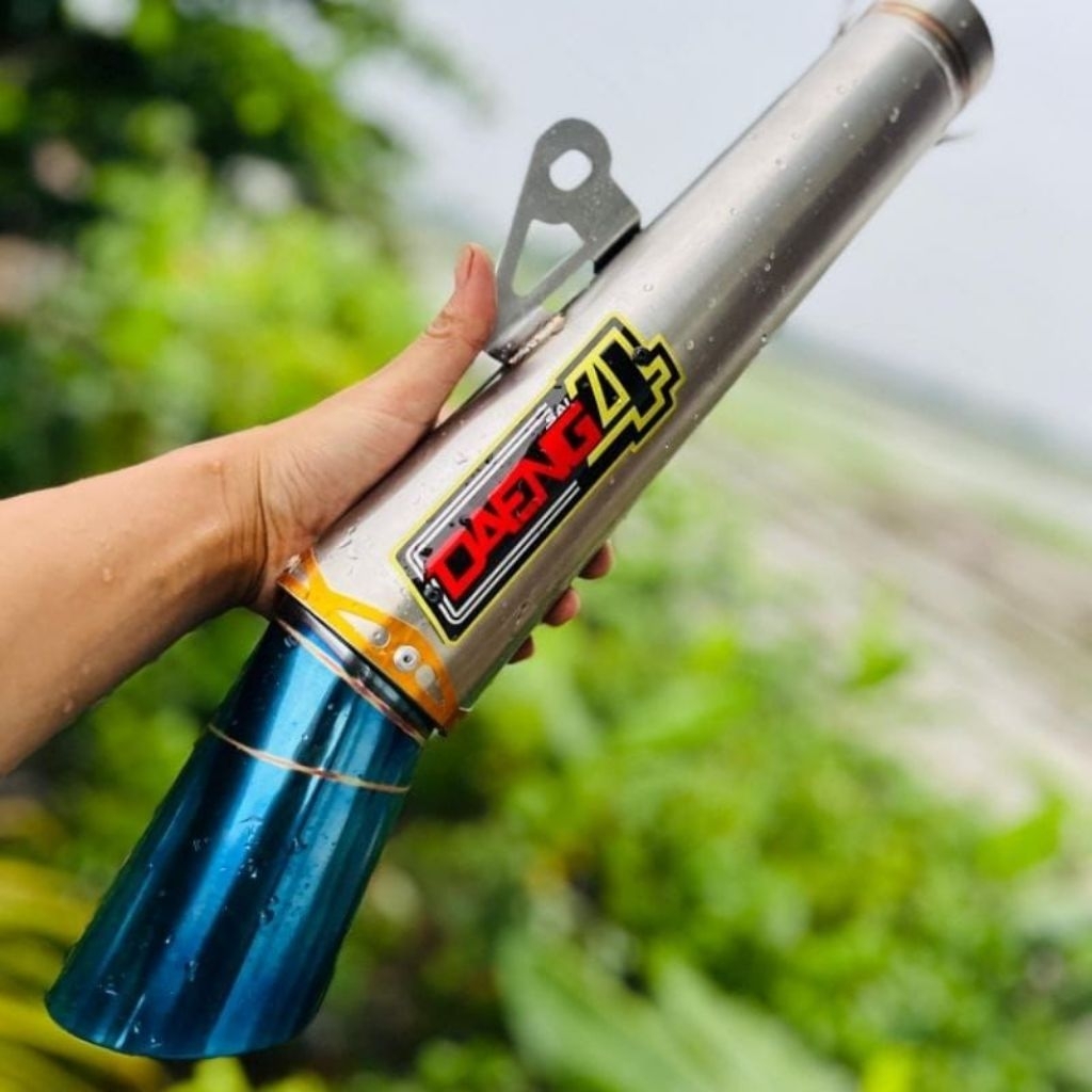 kenalpot DAENG sai4 silencer saja /kenalpot racing daeng sai4 silencer only