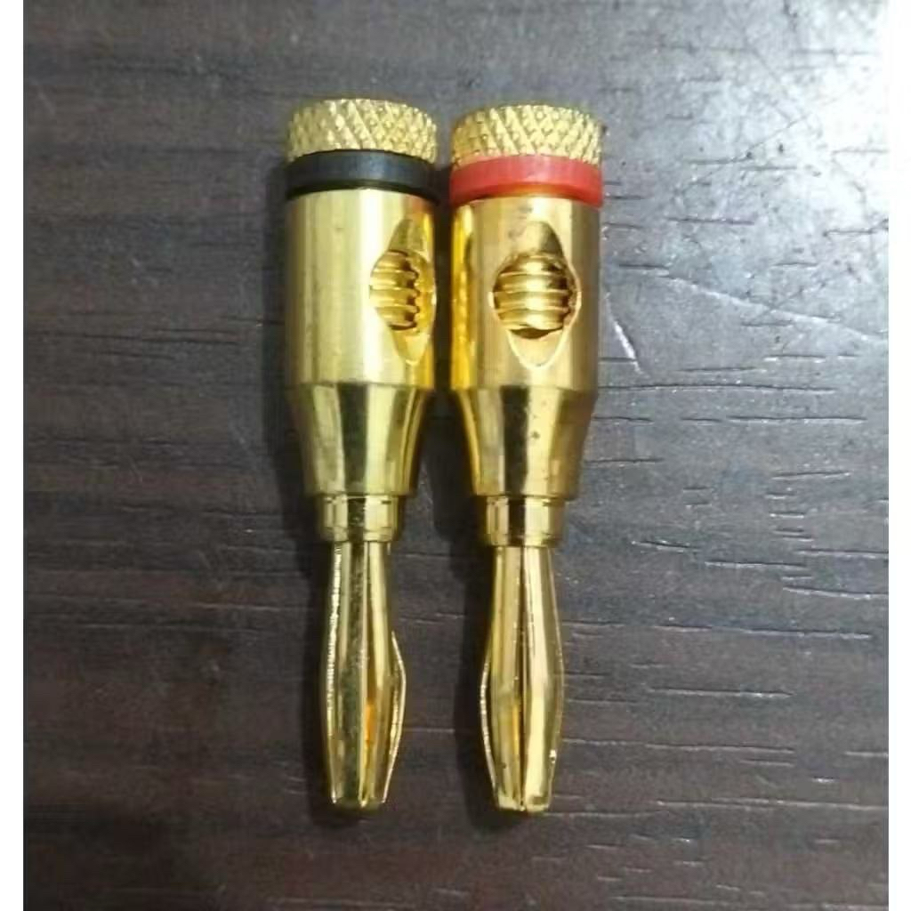 Jek Banana GOLD / Banana plug male 4mm
