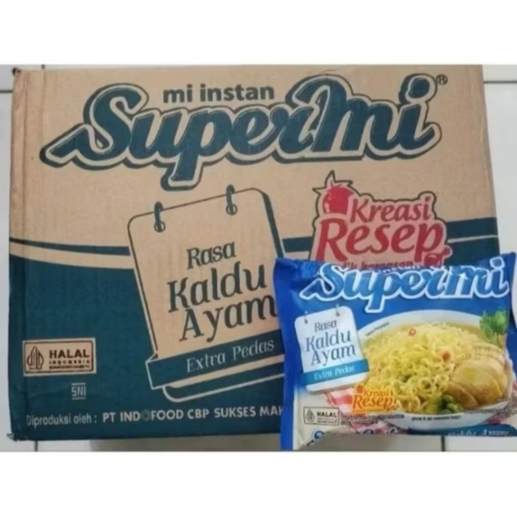 SUPERMI ~ MI INSTAN RASA KALDU AYAM 1DUS
