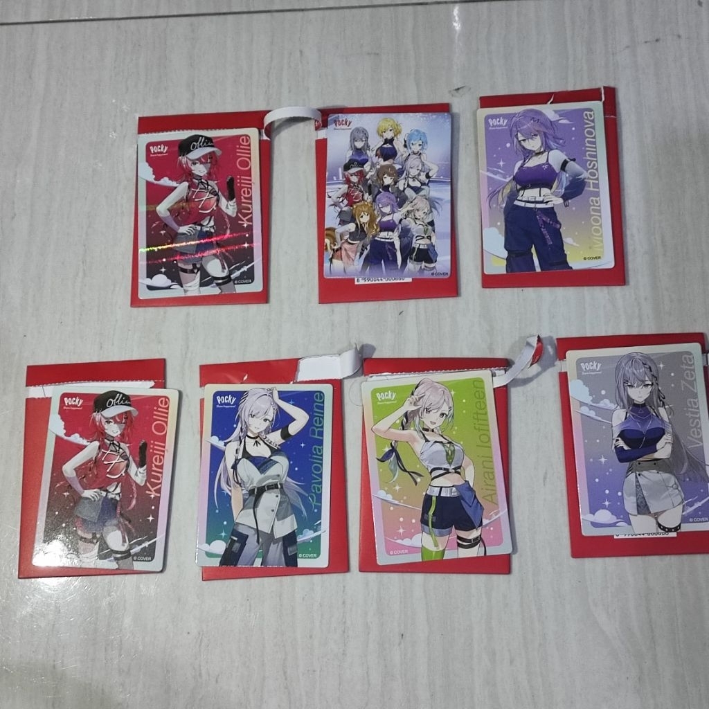 Official / Pocky X Hololive / Hololive ID / Collab / Photocard / Pocky Collab / Hololive Collab / Vt