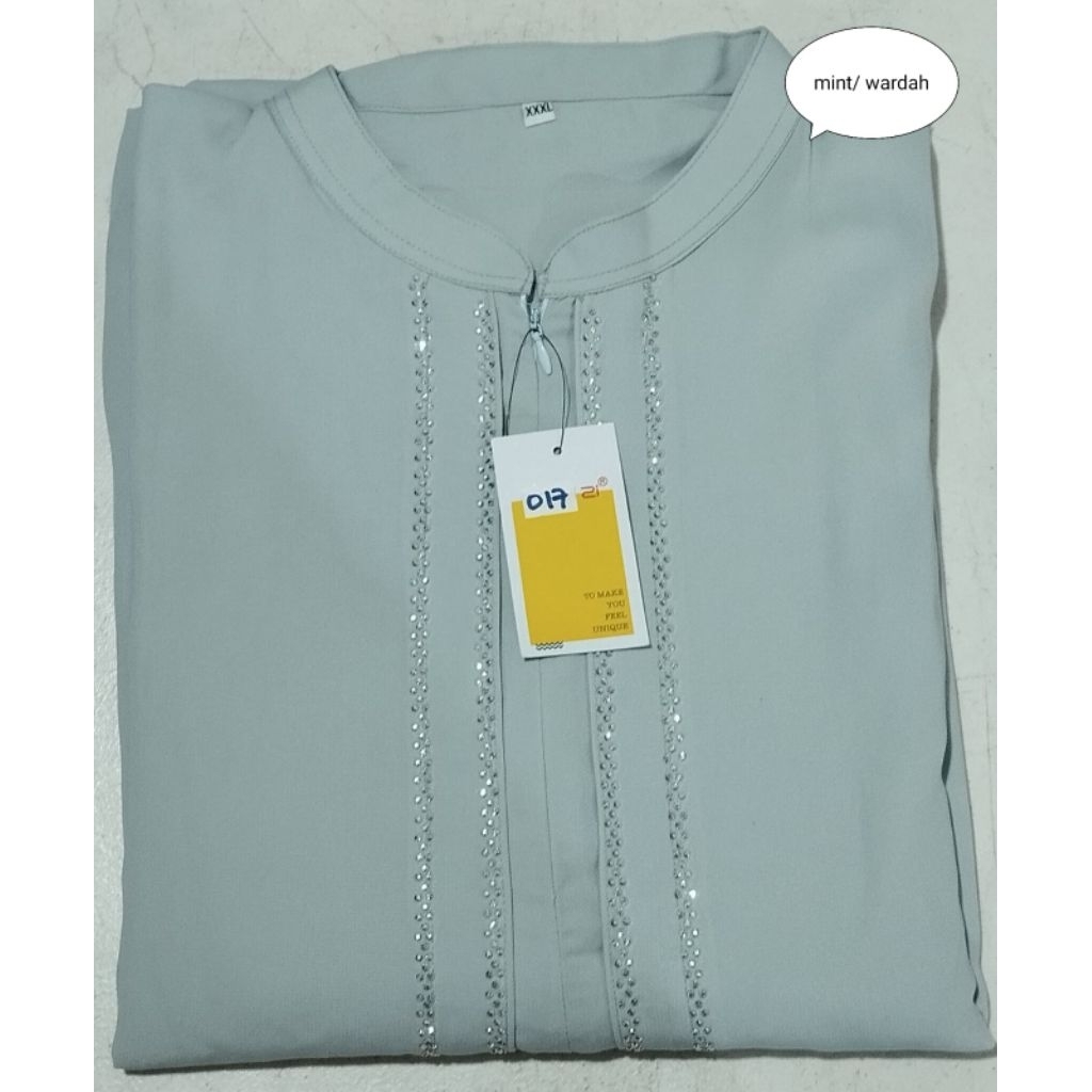 017. GAMIS ABAYA POLOS PAYET | PITOPANG MODE