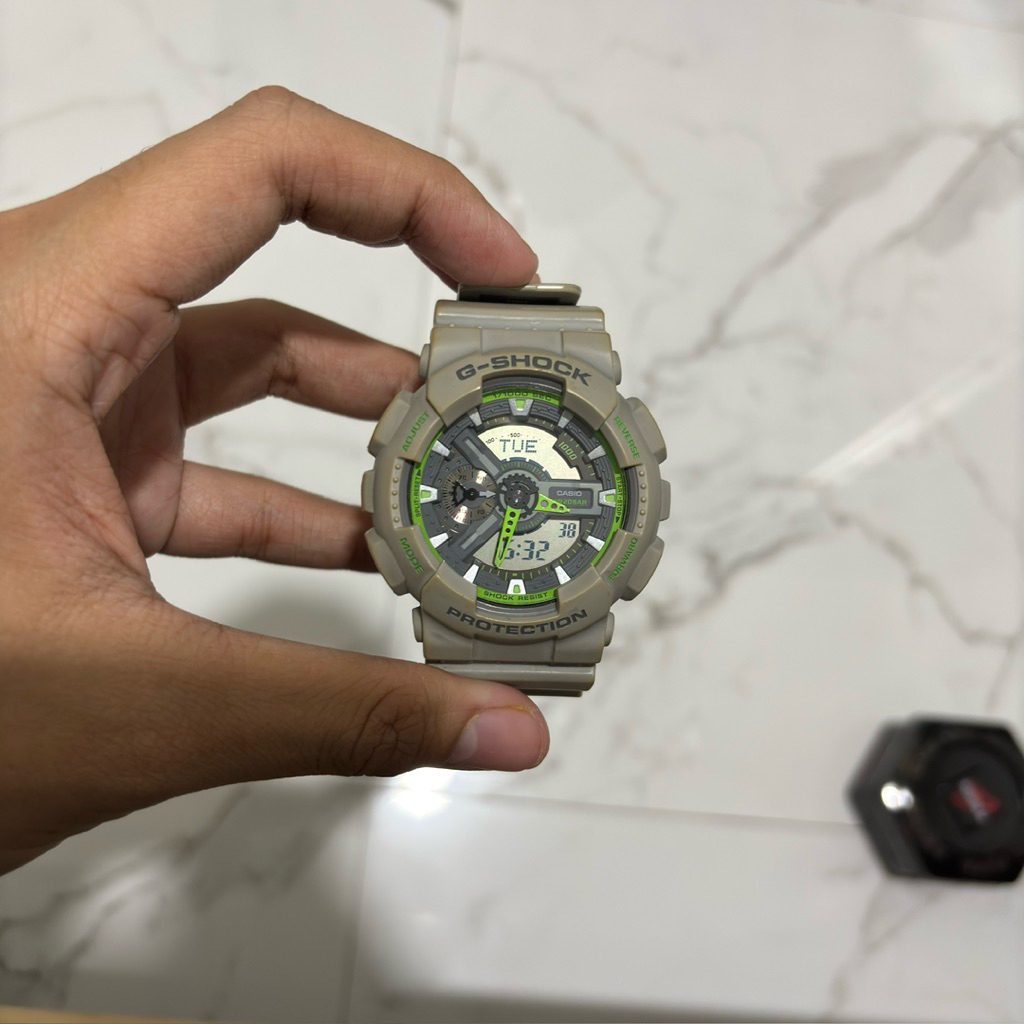 casio g-shock GA-110TS-8A3DR grey second pre-loved