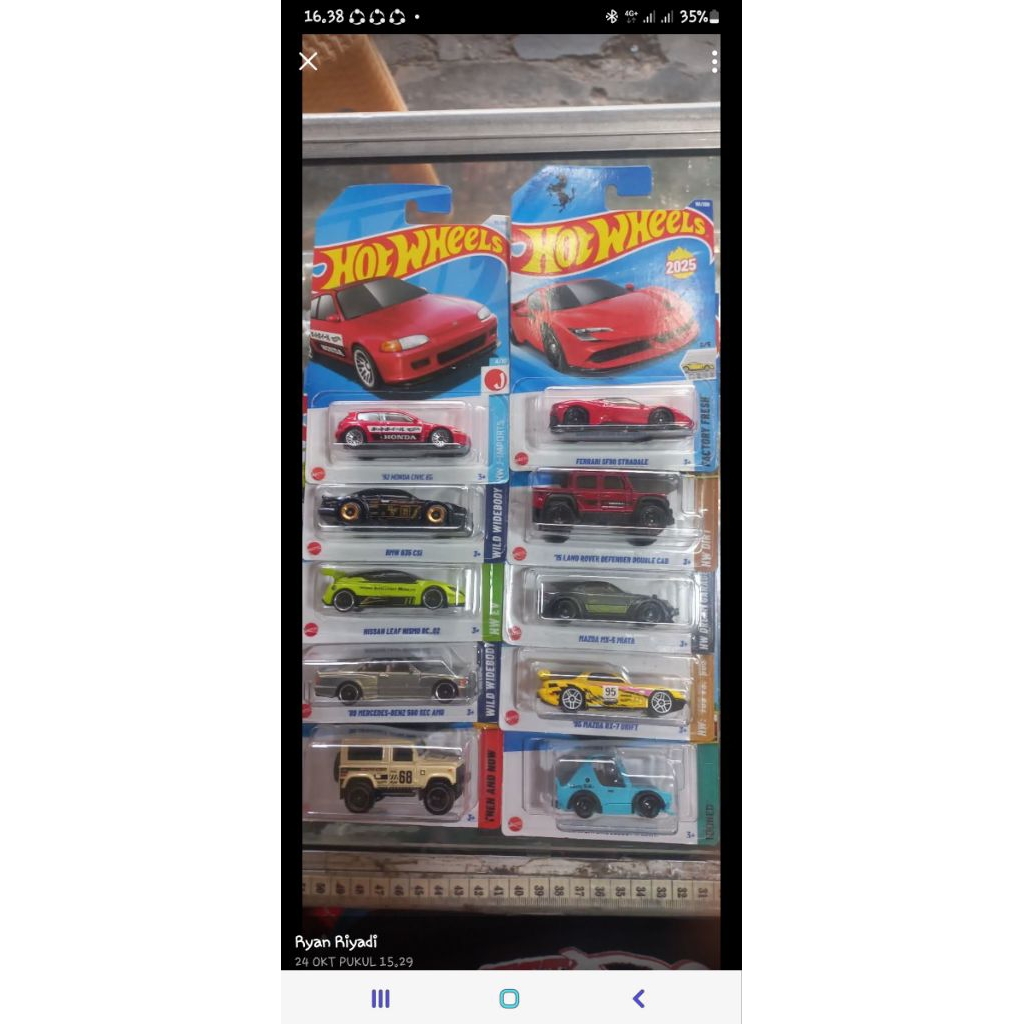 Hot wheels paketan...
