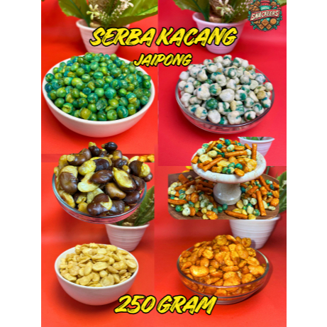 250gr SERBA KACANG JAIPONG / KACANG KORO / KACANG IJO / KACANG MIX / KACANG KORO KUPAS / KACANG JAIP