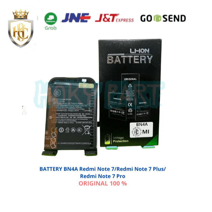 BATERAI HC XIOMI REDMI BN4A REDMI NOT 7 / REDMI NOT 7 PLUS / REDMI NOT 7 PRO BEST QUALITY ORIGINAL