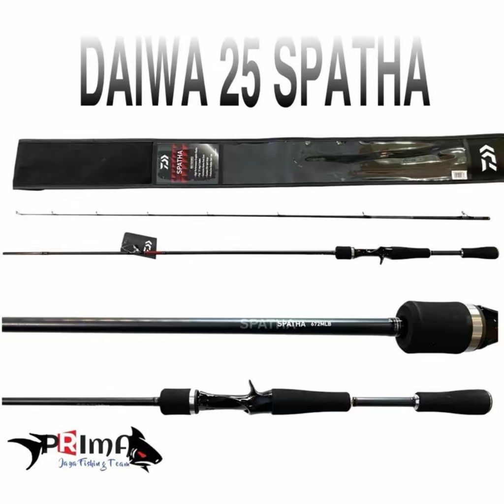 Joran Daiwa Spatha 2025 Spining Baitcasting Alat Pancing