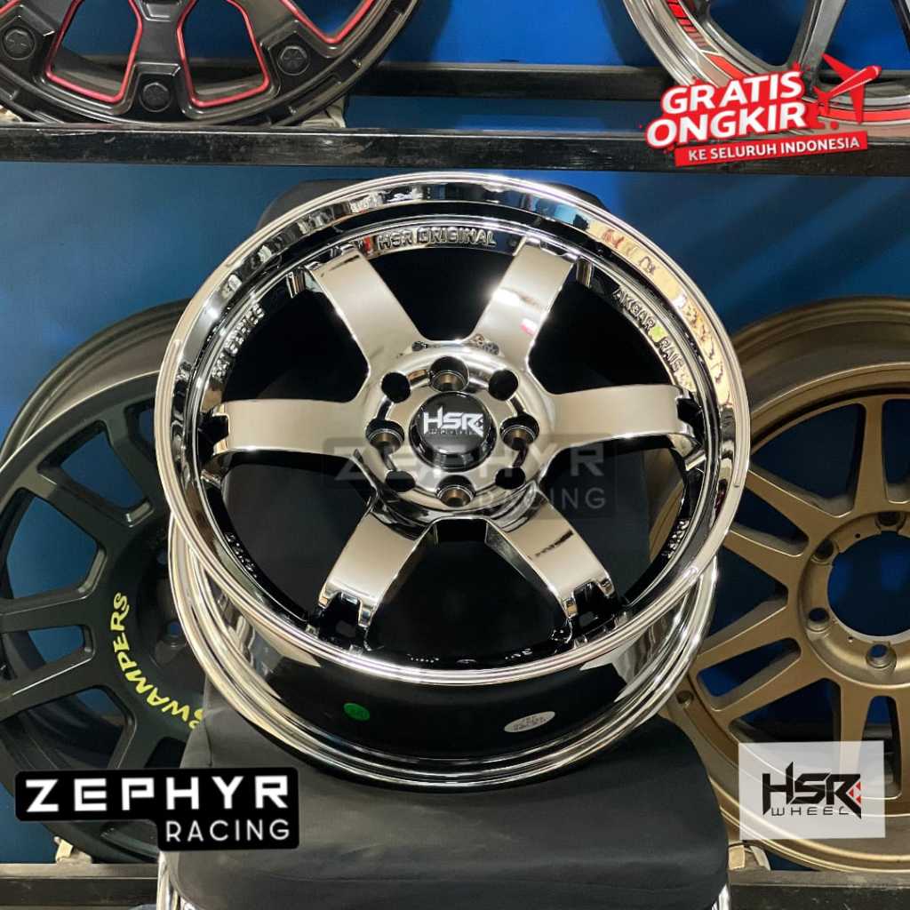 Velg Mobil Black Chrome Ring 15 6.5 Lebar || Velg Mobil Black Chrome Ring 15 6.5 Lebar