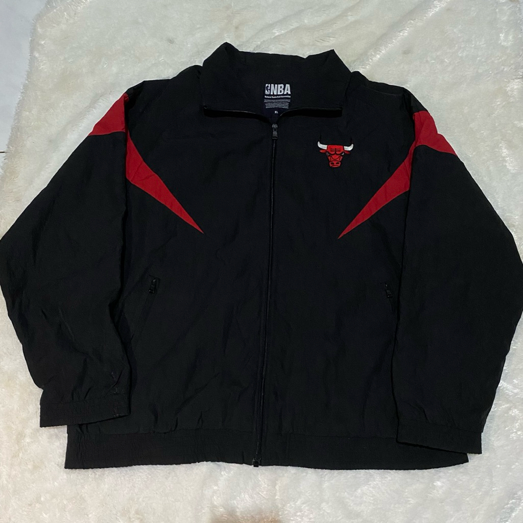 NBA Chicago Bulls Red and Black Jacket