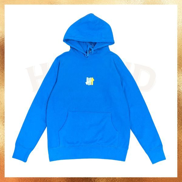 Hoodie Undefeated White Yellow Logo Blue Made In Canada Hoodie Original