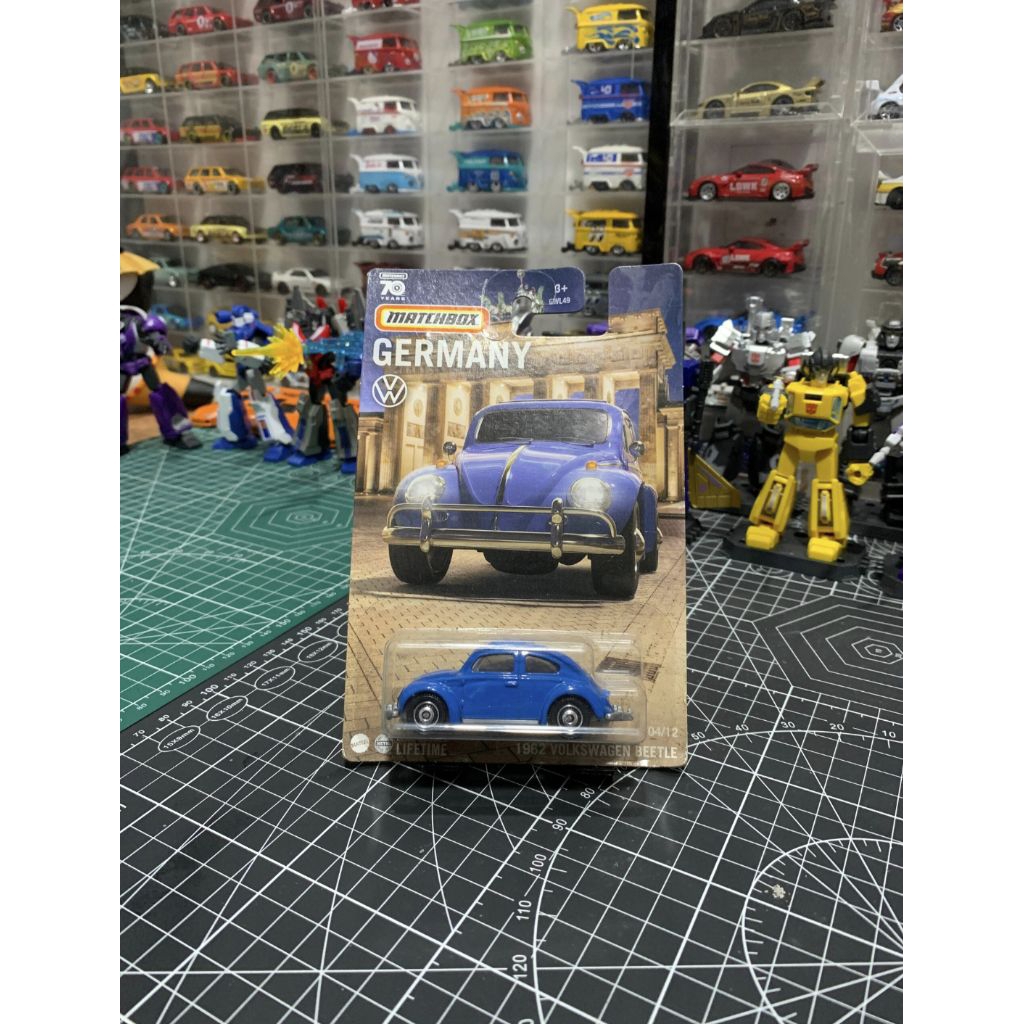 matchbox Volkswagen beetle biru