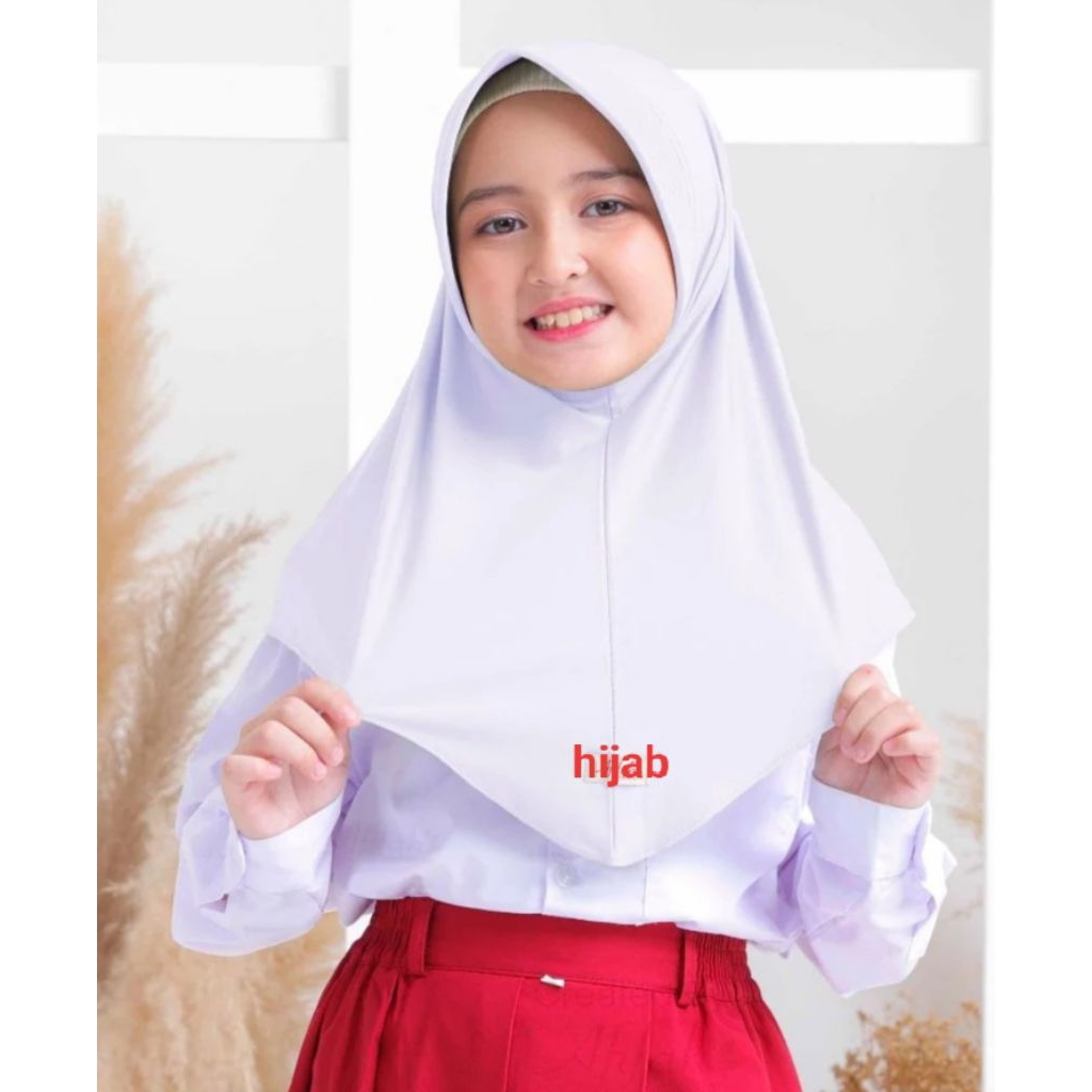hijab sekolah size S Hijab anak hijab hamidah pet antem kerudung sekolah