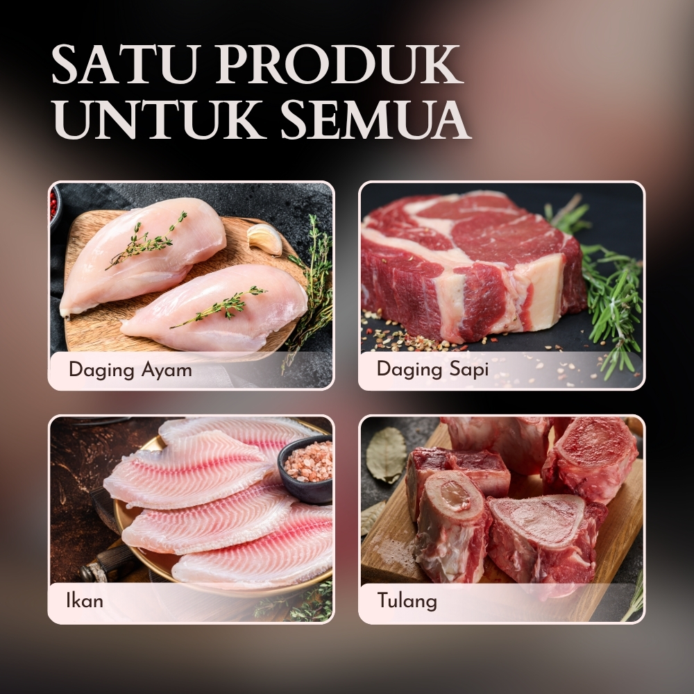 Pisau Daging Stainless Steel Premium – Pisau Potong Serbaguna untuk Dapur & BBQ