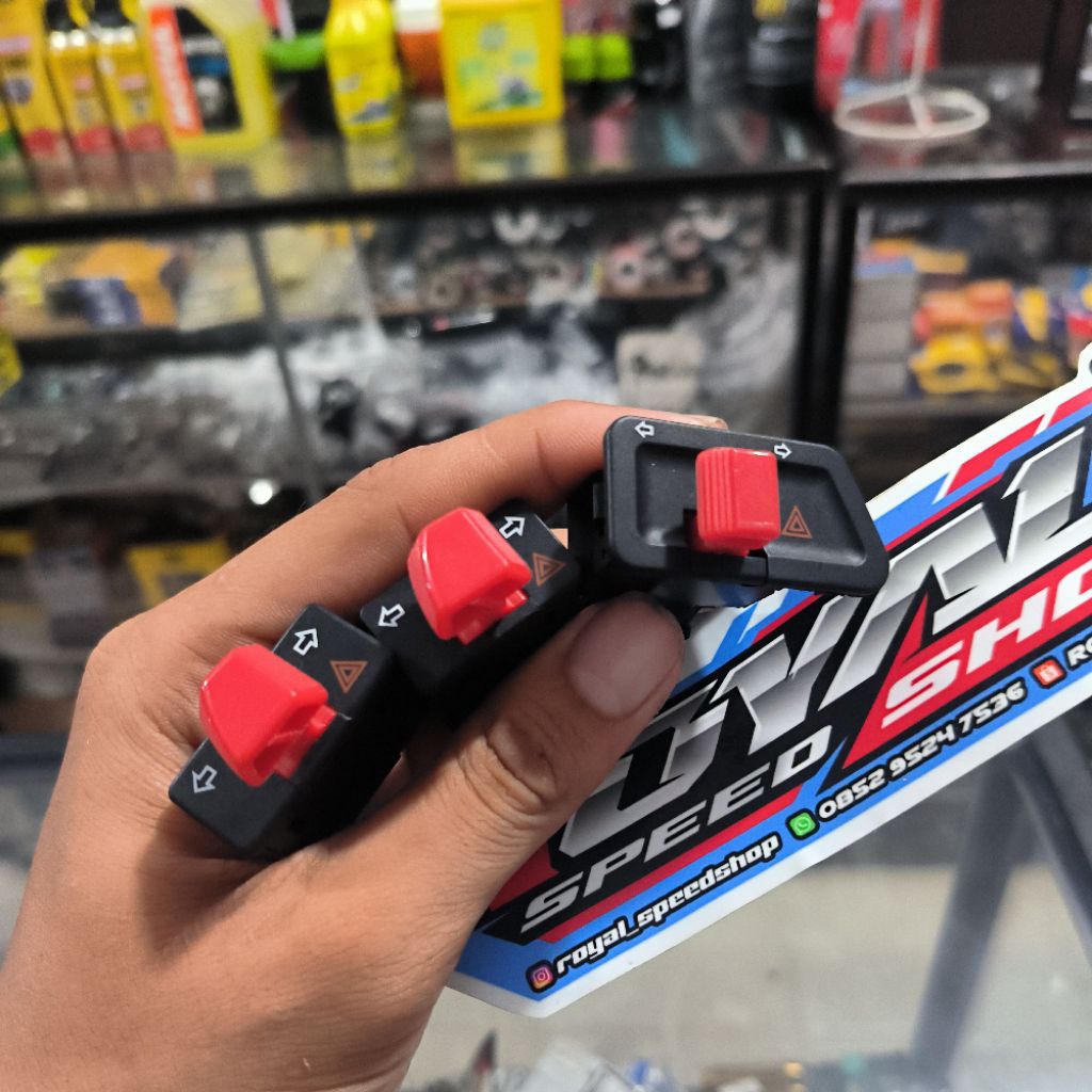 Saklar Sen Hazard Saklar Sein hazard motor Honda beat Vario supra Saklar Vietnam