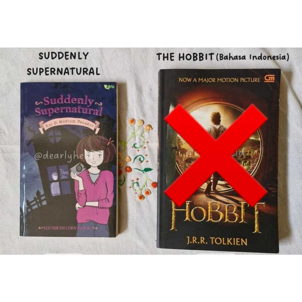 Buku Novel Preloved (Suddenly Supernatural)