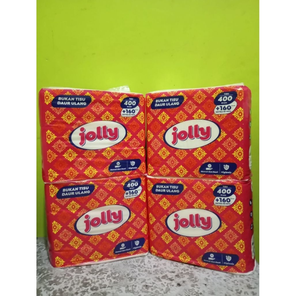 PAKET ISI 4PCS- TISU JOLLY 560 GRAM/ TISU JOLLY KILOAN 560 GRAM