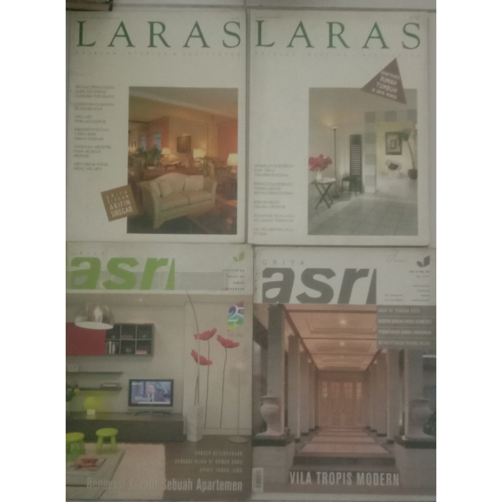 MAJALAH LARAS DAN ASRI BEKAS