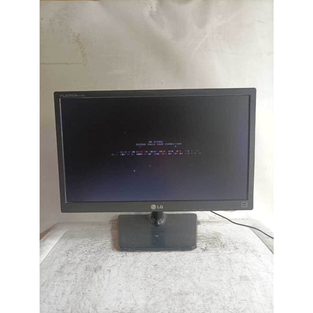 monitor lg flatron e1942ca kondisi minus layar baret dalem pinggir