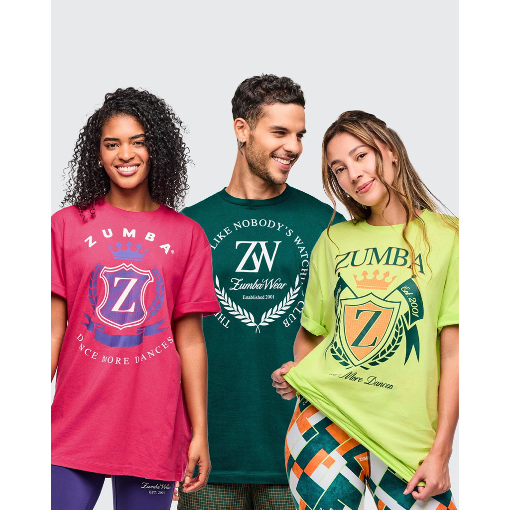 kaos Zumba, zumba wear, kaos olahraga, kaos senam