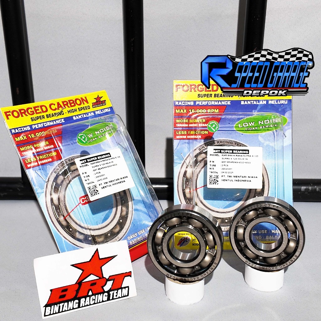 BEARING LAHER KRUK AS CRANKSHAFT BRT KARISMA KIRANA SUPRA X 125 KARBU