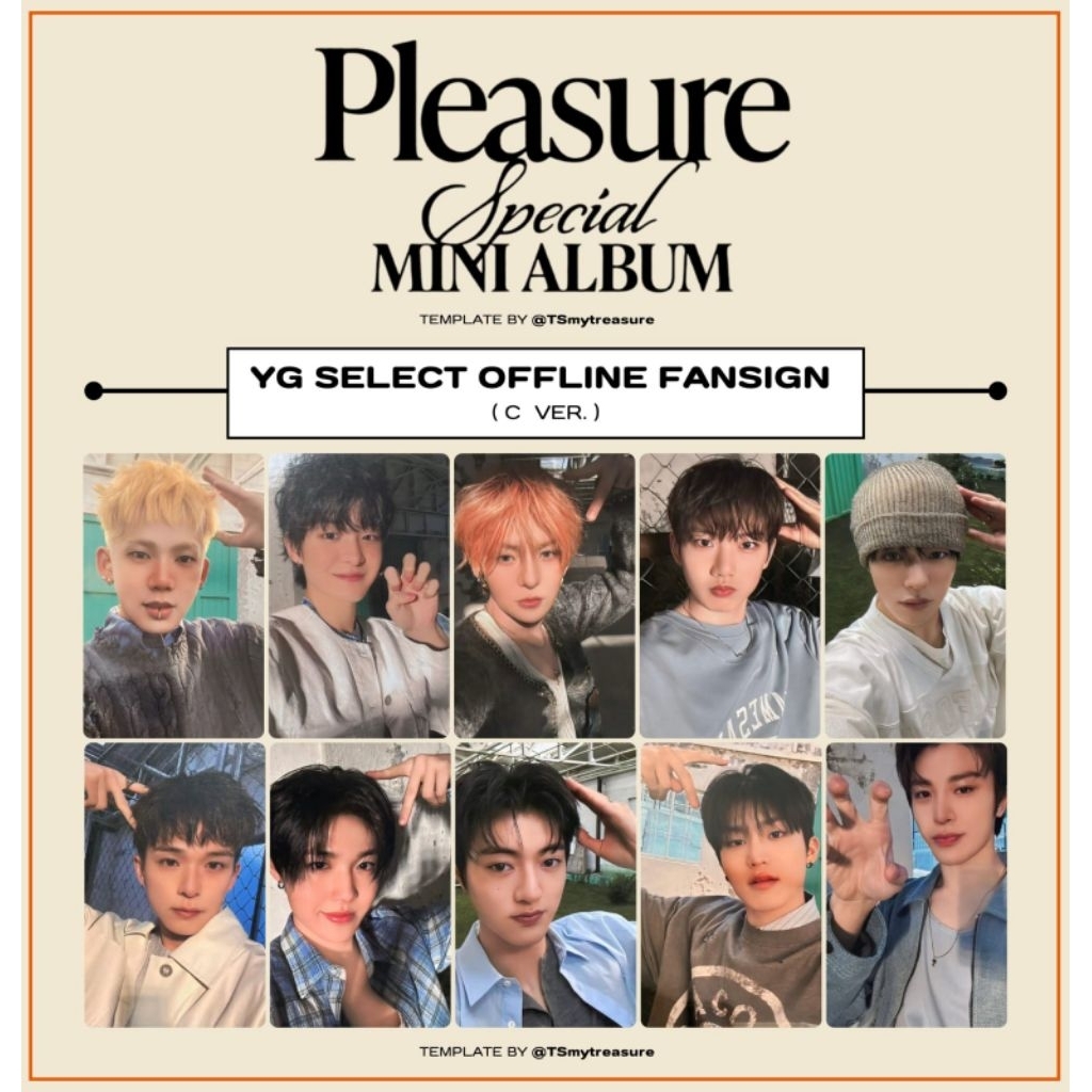 Photocard Treasure FS Offline YGS Pleasure