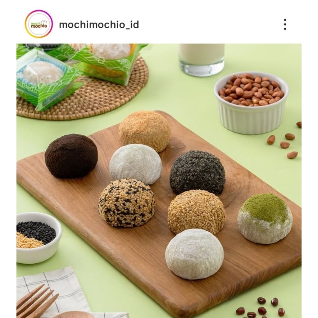 MOCHI MOCHIO MOCHI HOMEMADE MOCHIO KACANG TANAH MOCHI KACANG HITAM MOCHI KACANG HIJAU