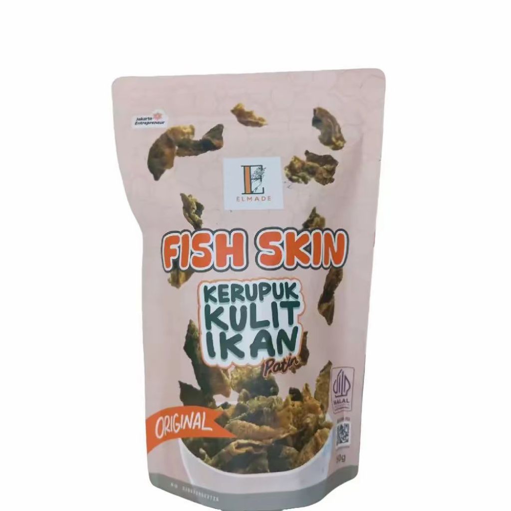Fish skin krupuk kulit ikan patin snack original