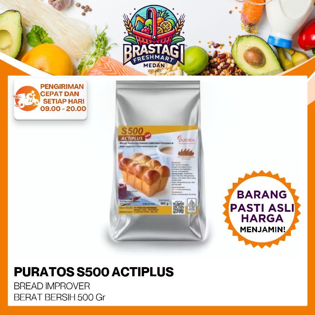 PURATOS S500 ACTIPLUS BREAD IMPROVER 500GR