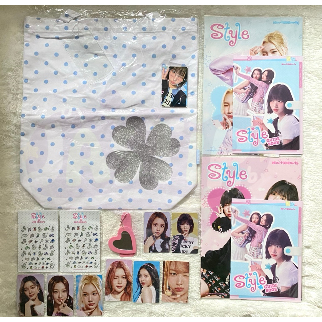 ready stock hearts2hearts style md ecobag guide book styling set sharing carmen jiwoo yuha stella ju