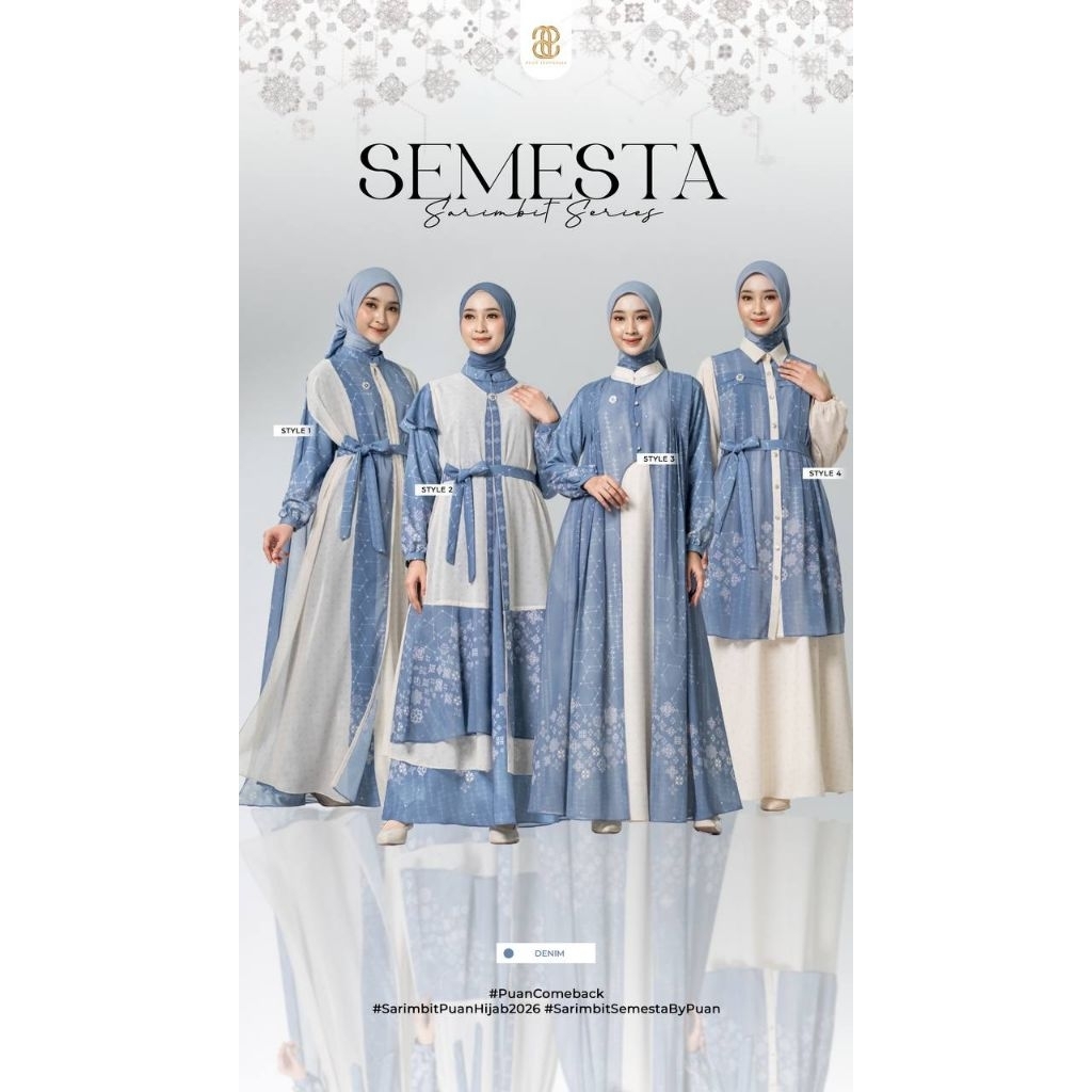 SEMESTA BY PUAN ORIGINAL | FAMSET COUPLE TERBARU 2026 | BAJU COUPLE MUSLIM MUSLIMAH INDONESIA TERMUR