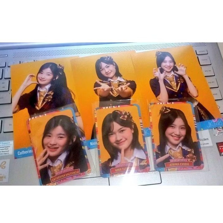 official photocard PP jkt48 ERINE JEMIMA NACHIA SISTER REUNION MnG