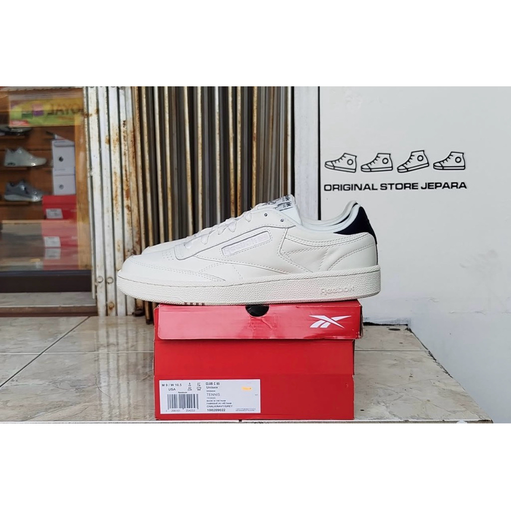 REEBOK CLUB 85 CHALK UNISEX ORIGINAL 100%