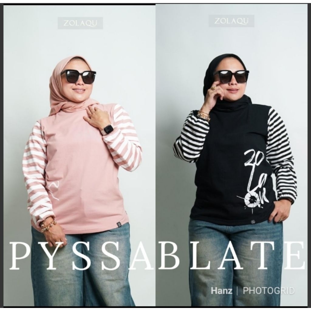 Kaos ZOLAQU ORI Terbaru - kombinasi Salur Series