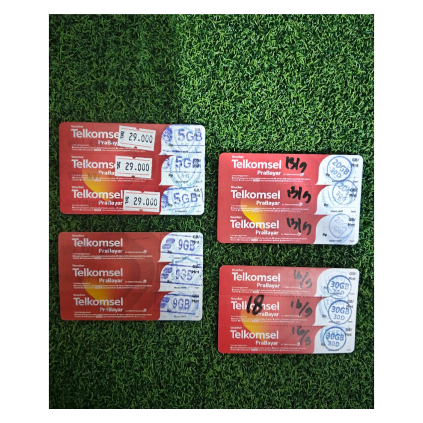 Voucher Telkomsel Paket Data Simpati Termurah 3GB - 46GB