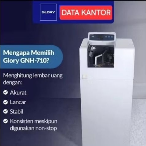 MESIN HITUNG UANG GLORY GNH 710 / MHU GLORY GNH-710 BERGARANSI