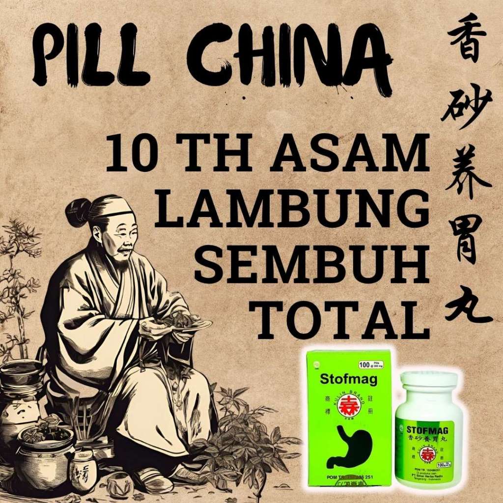 Stofmag Xiangsha Yangwei Wan Obat Maag BPOM 100 Pill