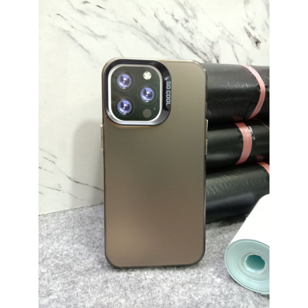 Case IPHONE 13PRO imd black Hybrid plate tpu hologram softcase premium berkualitas mewah dan elegan