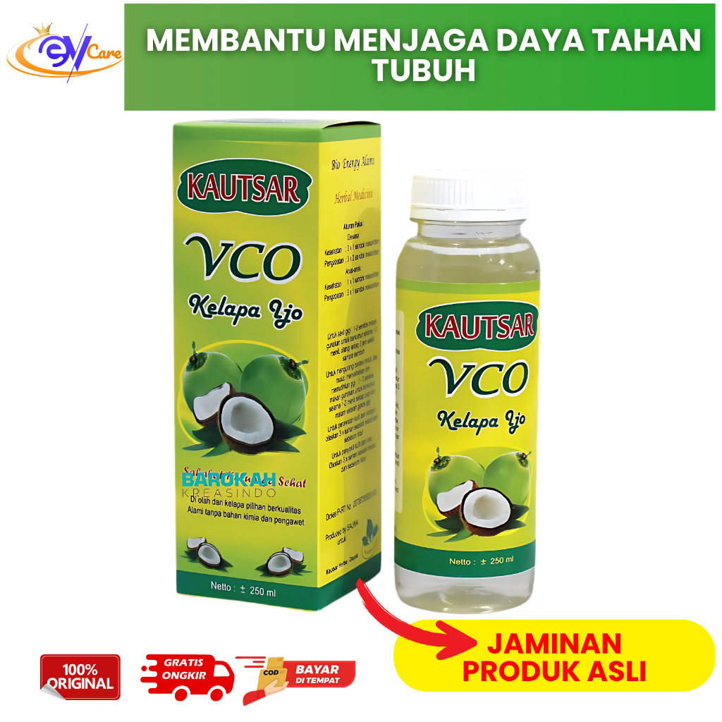 Kautsar VCO Minyak Virgin Coconut Oil Minyak Kelapa Ijo 250ML
