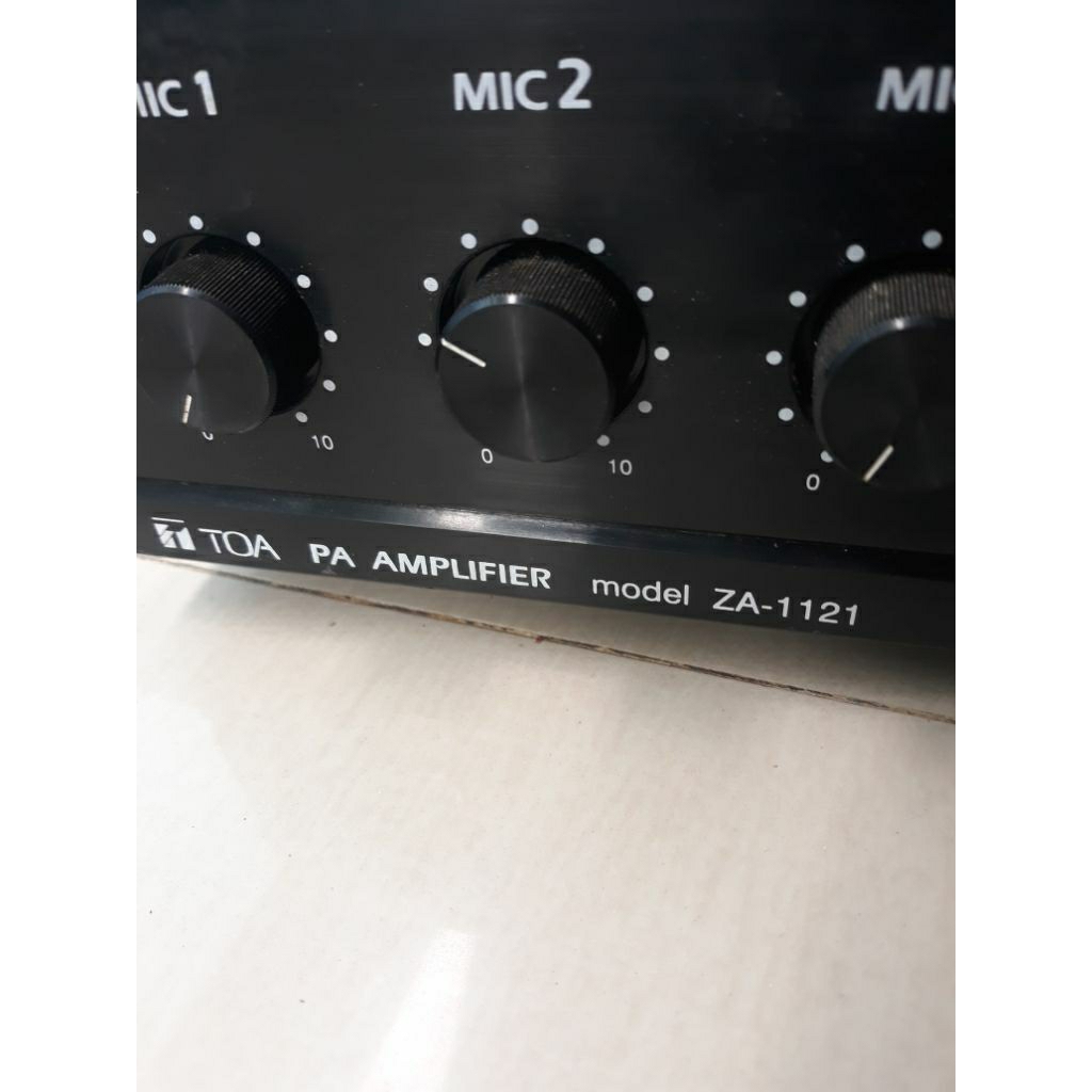 power amplifier TOA ZA-1121 hidup normal ORIGINAL