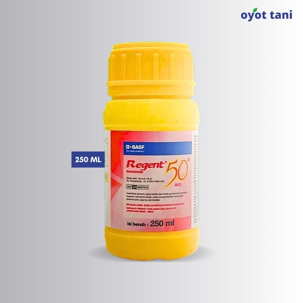 Regent 50SC Red/Merah 250 ml (Original) | Insektisida (+ ZPT Jagung) Sistemik, Kontak & Lambung Baha