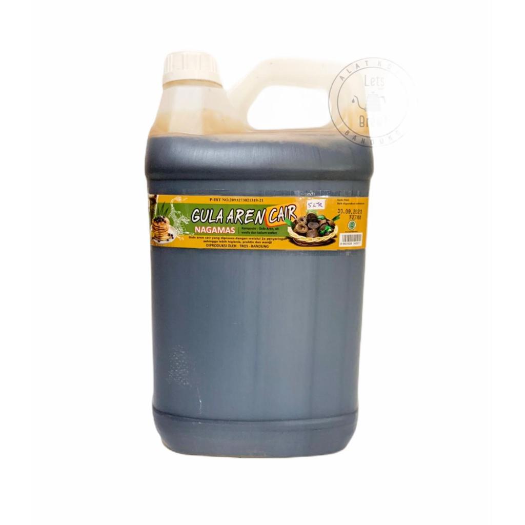 Nagamas Gula Aren Cair 5Liter | Gula Aren Cair Merk Nagamas 5L