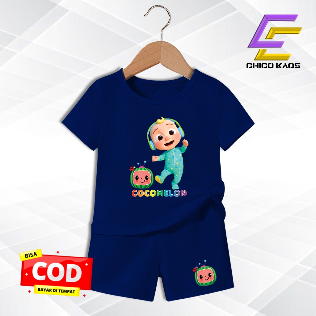 Baju Setelan anak cocomelon anak Laki-laki  - Kaos Distro Karakter cocomelon  cocok untuk anak anak