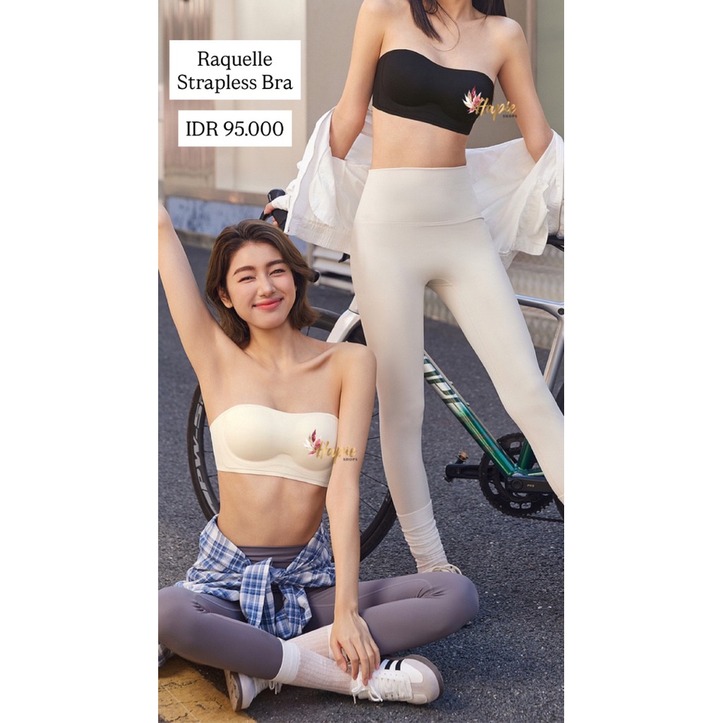 Raquelle strapless bra/strapless bra seamless tanpa jahitan tanpa tali/bra kemben cupbra removeable 