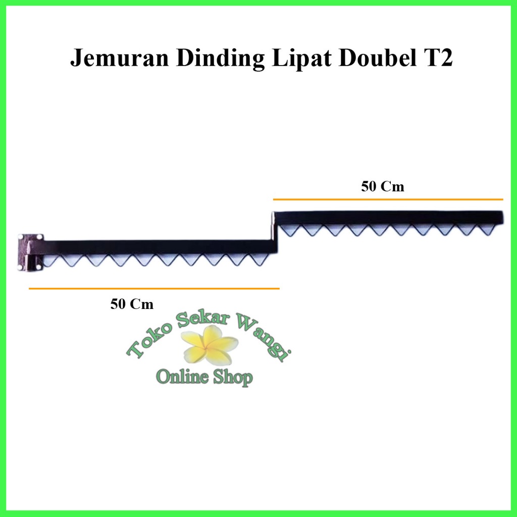 Gantungan Baju Lipat Bahan Besi JEMURAN LIPAT PORTBLE PRAKTIS | Jemuran Dinding Jemuran Baju