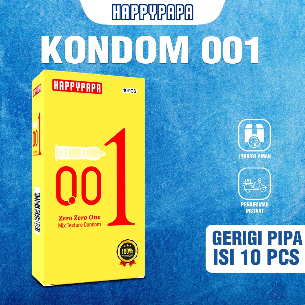 Kondom 001 HappyPapa Gerigi Pipa Original