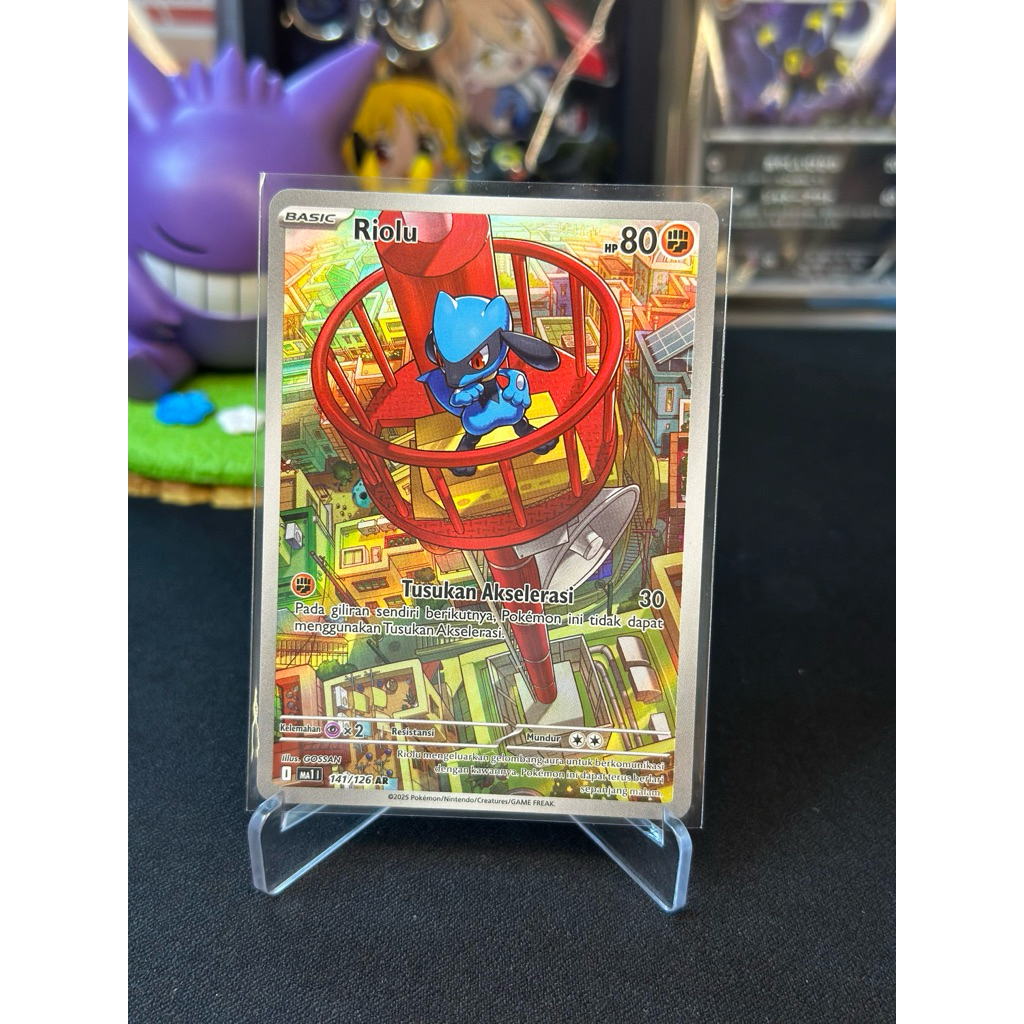 Pokemon Riolu 141/126 AR Evolusi Mega Indonesian