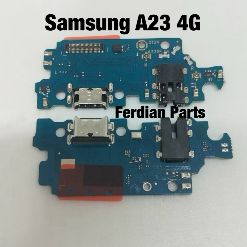 KONEKTOR SAMSUNG A23 4G CAS + MIC + CON HANDSFREE PAPAN CAS + IC ORIGINAL